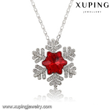 43219 Fashion Charm Leaf Crystals From Swarovski Jewelry Pendant Necklace